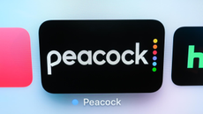 Peacock TV app on device